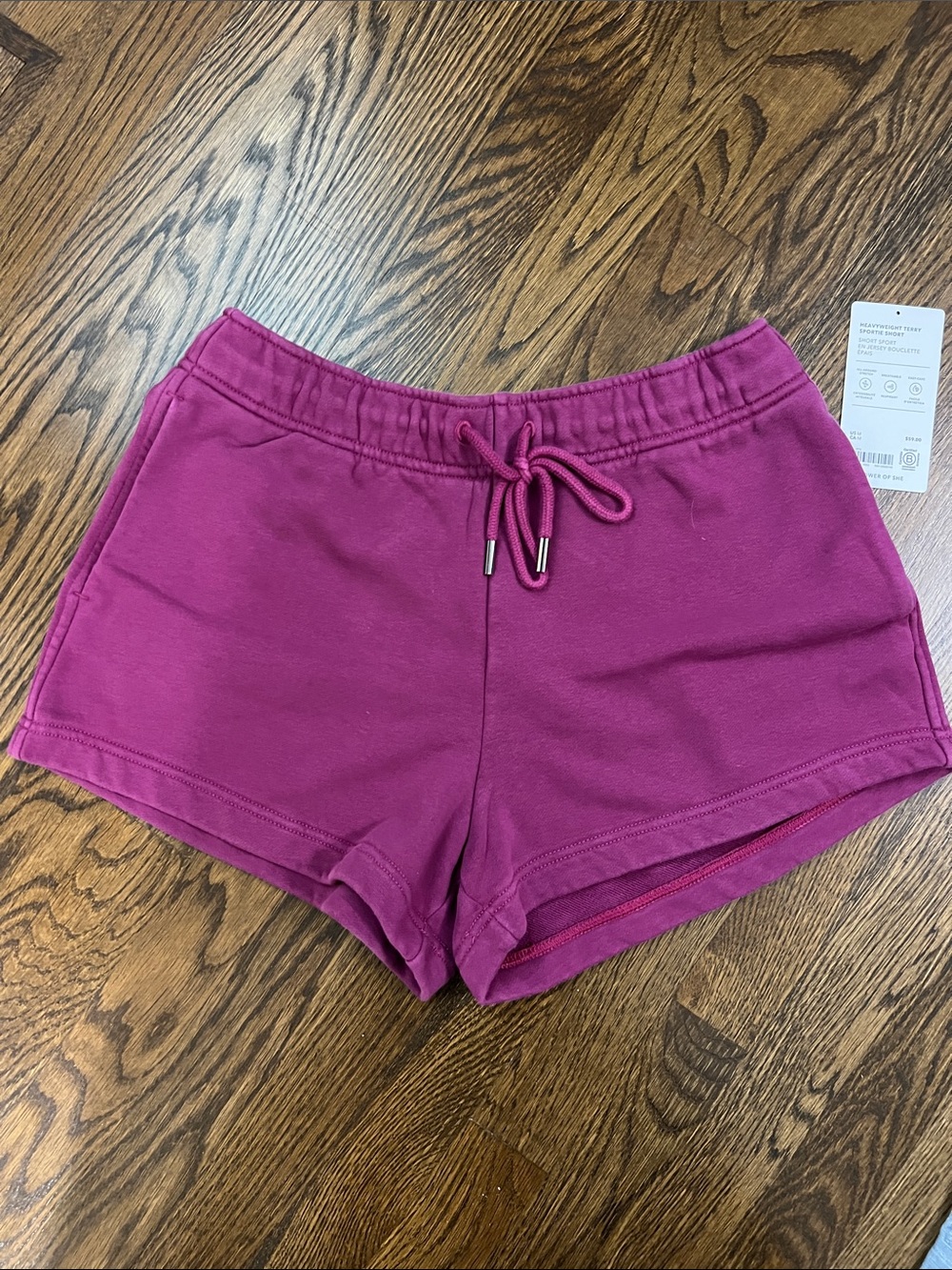 Athleta terry sportie short - M